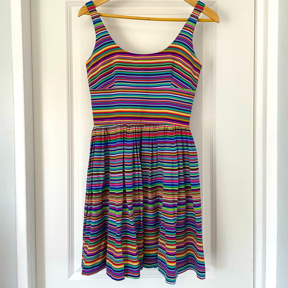Gorgeous Anthro Amanda Uprichard Striped silk mini dress
